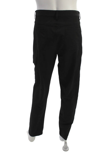 Nomad Mens Cargo Pants Black Army Buckle Size 38