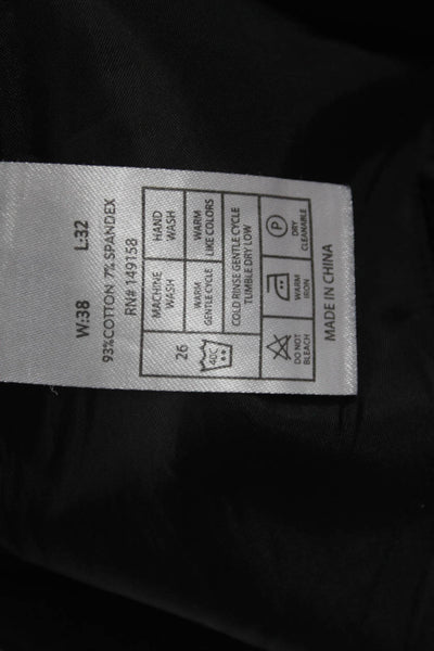 Nomad Mens Cargo Pants Black Army Buckle Size 38