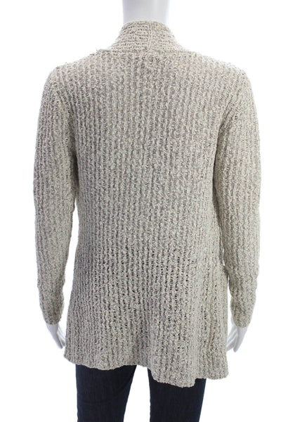 Joie Womens Beige Cardigan Long Sleeve Solid Cotton Blend Size XS