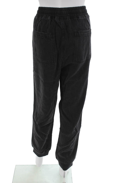 Dear John Women Tencel Jogger Sweatpants Black Drawstring Size M