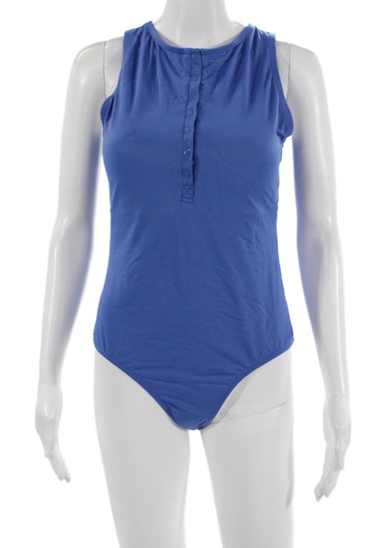 Andie Womens Blue Nylon Swimwear Size L