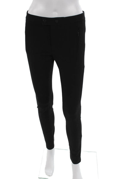 Vince Women Ankle Jeggings Black Button Size 4