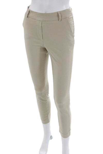 I Love Tyler Madison Womens Beige Ankle Cropped Pants Petite Size S