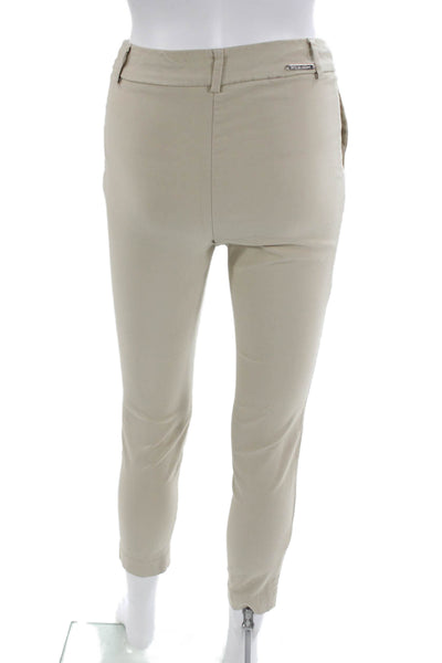 I Love Tyler Madison Womens Beige Ankle Cropped Pants Petite Size S