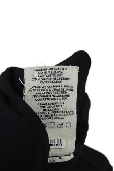 J Brand Womens Basic Black Sleeveless Round Neck Tank Size S