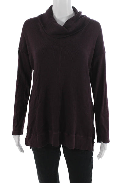 Splendid Women Pullover Turtleneck Sweater Purple Long Sleeve Size S