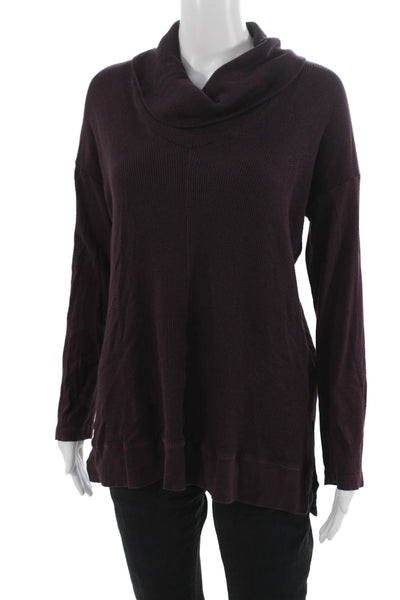 Splendid Women Pullover Turtleneck Sweater Purple Long Sleeve Size S