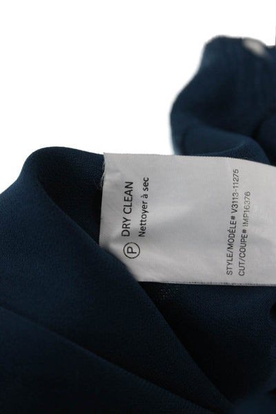 Vince Womens Pullover Sweatshirts Dark Blue Crew Neck Long Sleeve Size XS