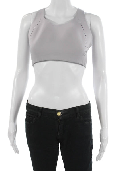 Lululemon Womens Cross Strap Back Sports Bra Lavender Size 34 DD
