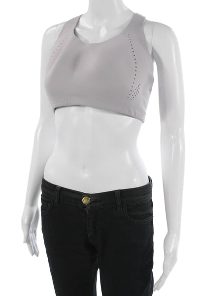 Lululemon Womens Cross Strap Back Sports Bra Lavender Size 34 DD