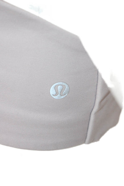 Lululemon Womens Cross Strap Back Sports Bra Lavender Size 34 DD