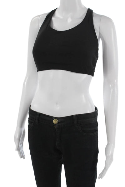 Lululemon Womens Cross Strap Back Sports Bra Black Size 34 DD