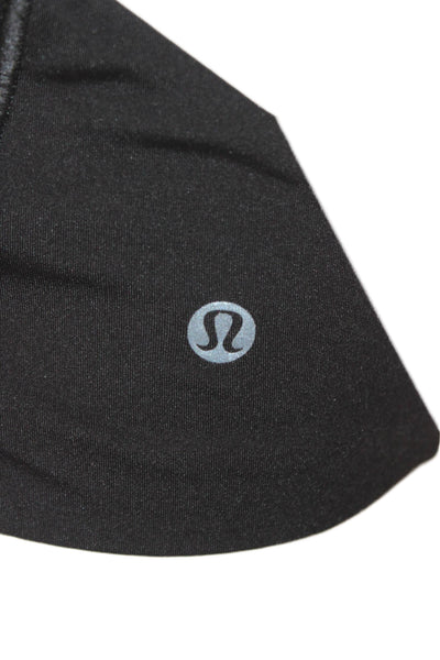 Lululemon Womens Cross Strap Back Sports Bra Black Size 34 DD