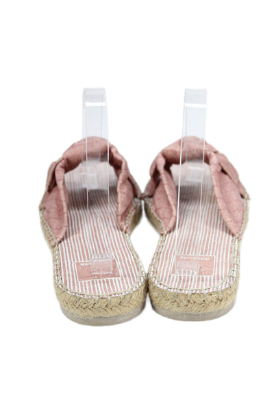 Dolce Vita Womens Twist Knot Slide On Sandals Pink Size 8