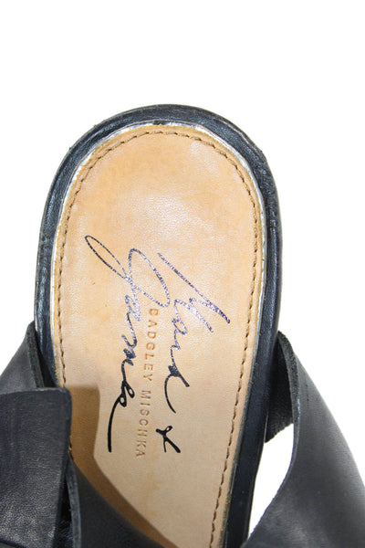 Mark & James by Badgley Mischka Womens Slingbacks Heels Black Size 8 Medium