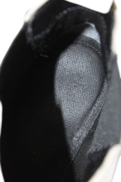 Charles Womens Leather Pointed Toe Heeled Ankle Boots White Size 7