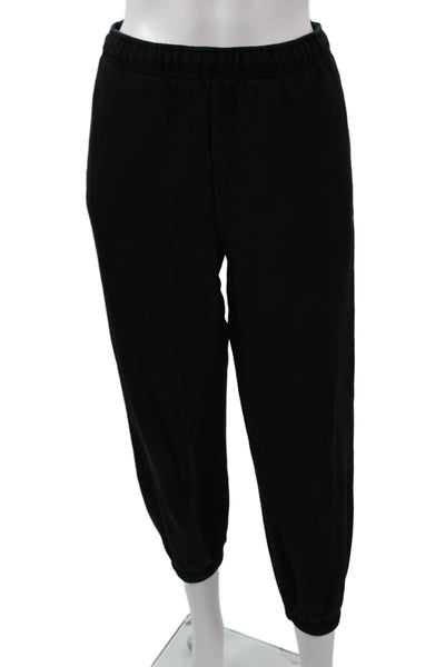 TNA Women Jogger Sweatpants Black 78% Cotton 22% Polyester Inseam 24 Size 2XS