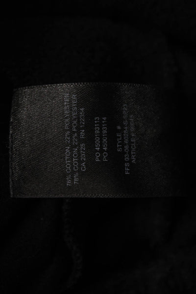 TNA Women Jogger Sweatpants Black 78% Cotton 22% Polyester Inseam 24 Size 2XS