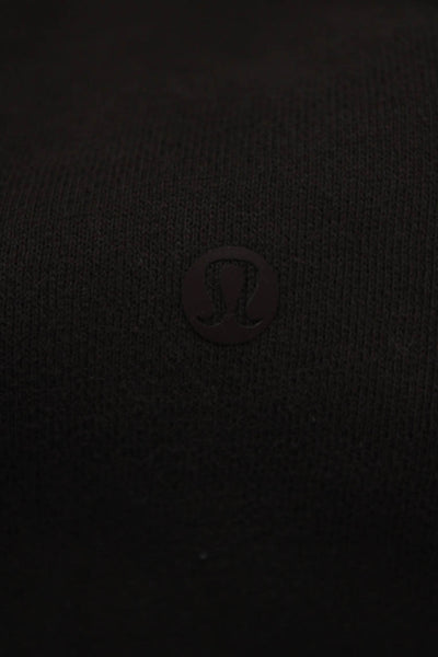 Lululemon Womens Black Cropped Sweatpants Cotton Inseam 26 Size 3XS