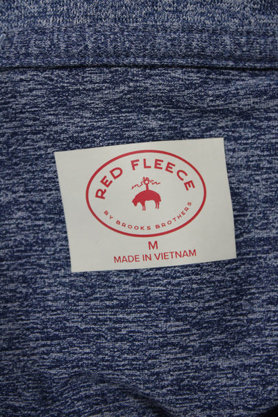 Brooks Brothers Red Fleece Mens Band Long Sleeve T-Shirt Blue Size M