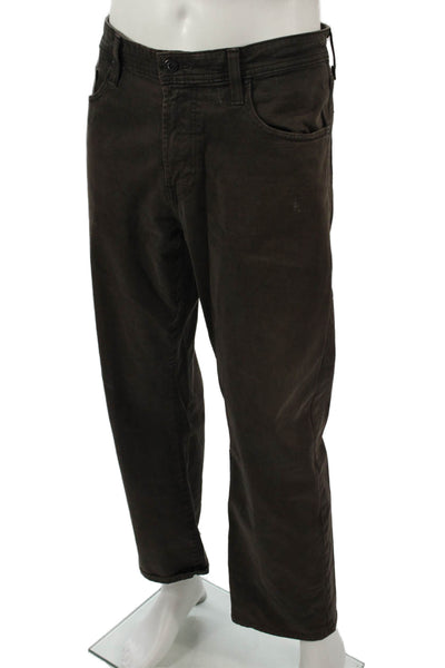 AG Adriano Goldschmied Mens Chino Pants Brown Size 36