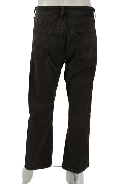 AG Adriano Goldschmied Mens Chino Pants Brown Size 36