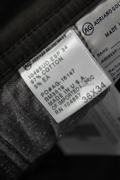 AG Adriano Goldschmied Mens Chino Pants Brown Size 36