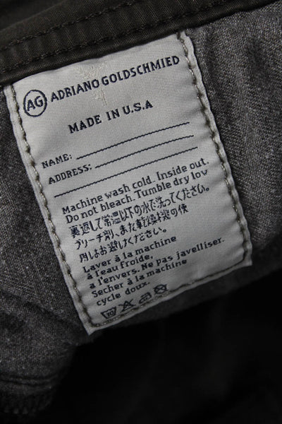 AG Adriano Goldschmied Mens Chino Pants Brown Size 36