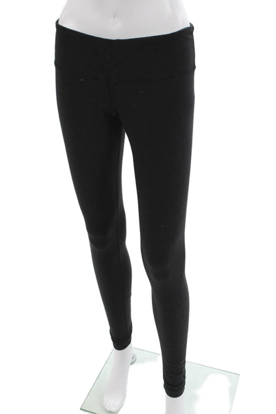 Lululemon Women Ankle Jeggings Black Nylon Solid Size 8