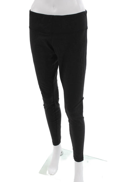 Lululemon Women Black Ankle Leggings Nylon Size 10