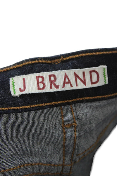J Brand Women Bootcut Dark Blue Jeans Button Mid Rise Size 27