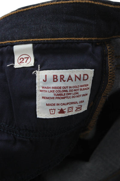 J Brand Women Bootcut Dark Blue Jeans Button Mid Rise Size 27