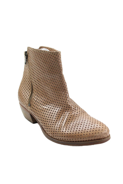 Comptoir Des Cotonniers Womens Pointed Toe Ankle Boots Brown Size 6