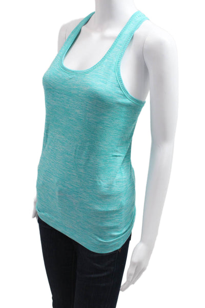 Lululemon Womens Basic Sleeveless Tank Green Nylon Round Neck Size 6