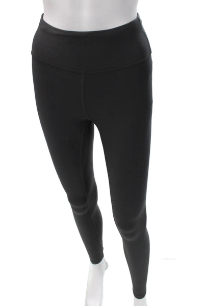 Lululemon Womens Gray Ankle Leggings Nylon Sports Size 2