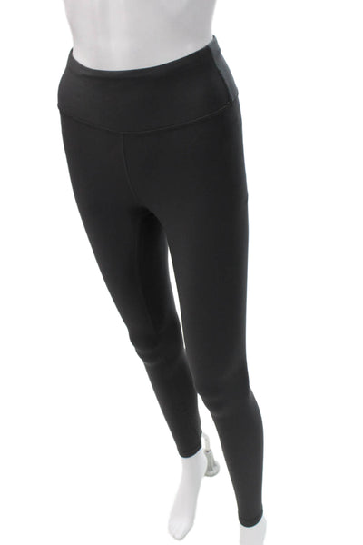 Lululemon Womens Gray Ankle Leggings Nylon Sports Size 2
