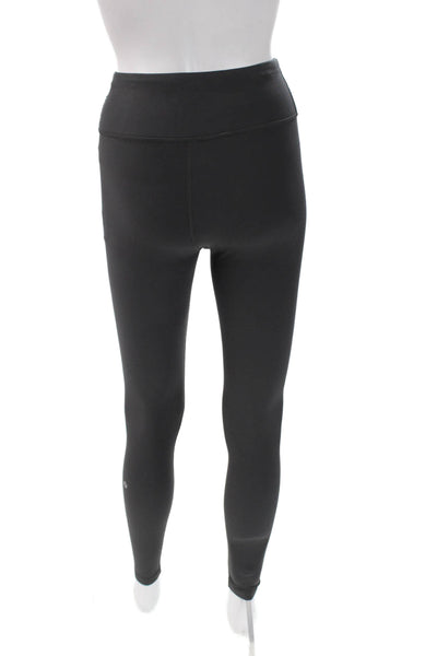 Lululemon Womens Gray Ankle Leggings Nylon Sports Size 2