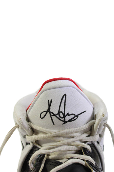 Nike Mens Lace Up Logo Kyrie Infinity Man Machine Sneakers White Black Size 11