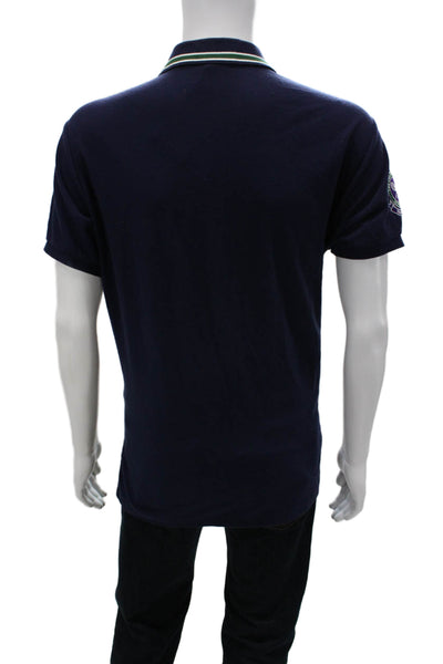 Polo Ralph Lauren Mens Cotton Collared Short Sleeve Polo Shirt Blue Size XL