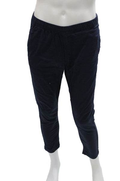 The North Face Mens Cropped Ankle Pants Dark Blue Button Outdoor Fall Size S