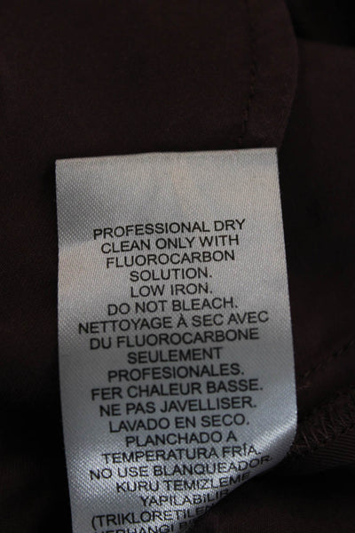 Tibi Unisex Brown Designer Shorts Size S