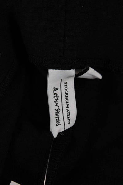 Stockholm Atelier & Other Stories Womens Capri Cropped Pants Black Size 10