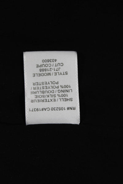 Joie Women Black Short Sleeve Round Neck Polyester Blouse Size XS