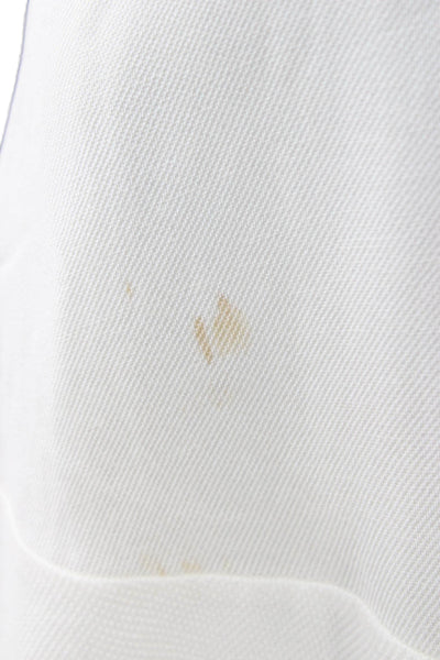 Club Monaco Womens A-Line Fit & Flare White Square Neck Sleeveless Dress Size 4