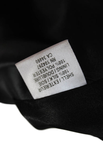 Milly Womens Floral Silk Sleeveless High Neck Blouse Designer Size 4