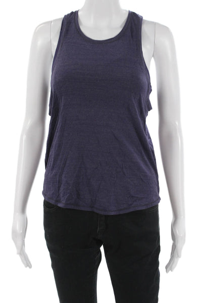 Lululemon Women Purple Sleeveless Tank Poly Spandex Size S