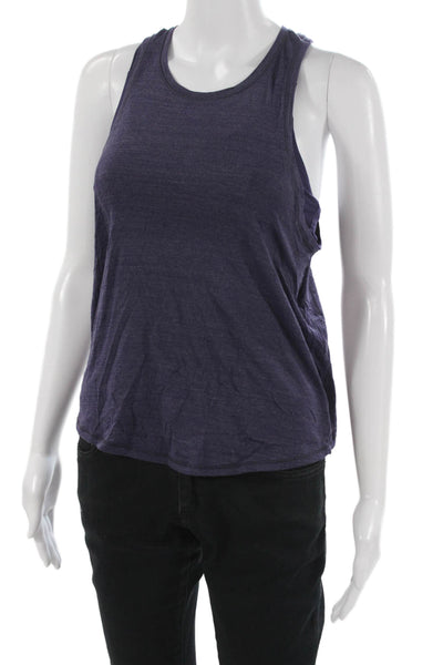 Lululemon Women Purple Sleeveless Tank Poly Spandex Size S
