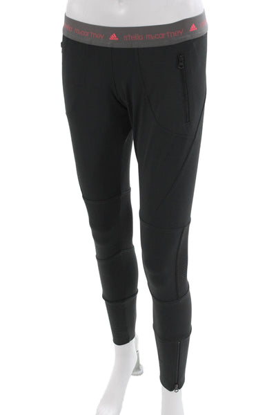 Adidas by Stella McCartney Womens Ankle Jogger Leggings Black Zip Size S
