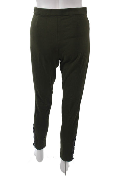Ralph Lauren Womens Ankle Dress Pants Green Size M