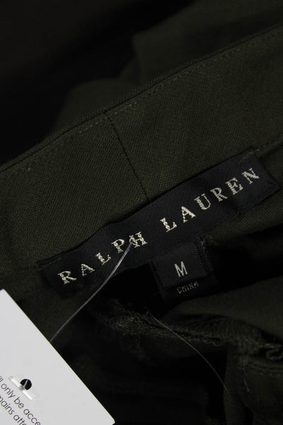 Ralph Lauren Womens Ankle Dress Pants Green Size M